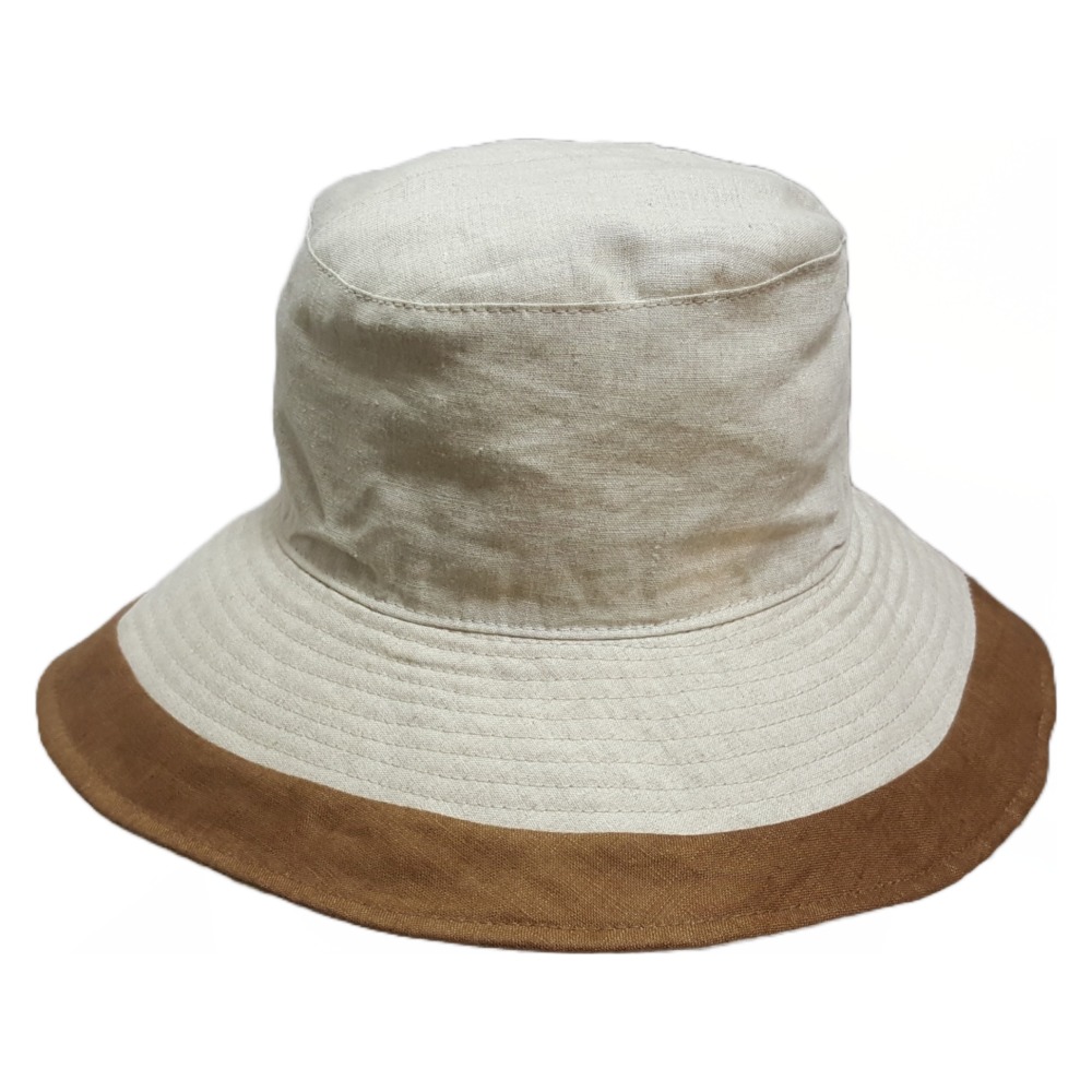 Bucket hat Virginia 100% lino