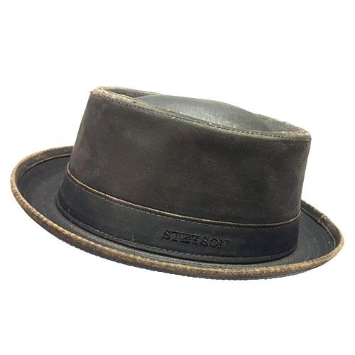 Pork pie Stetson in similpelle